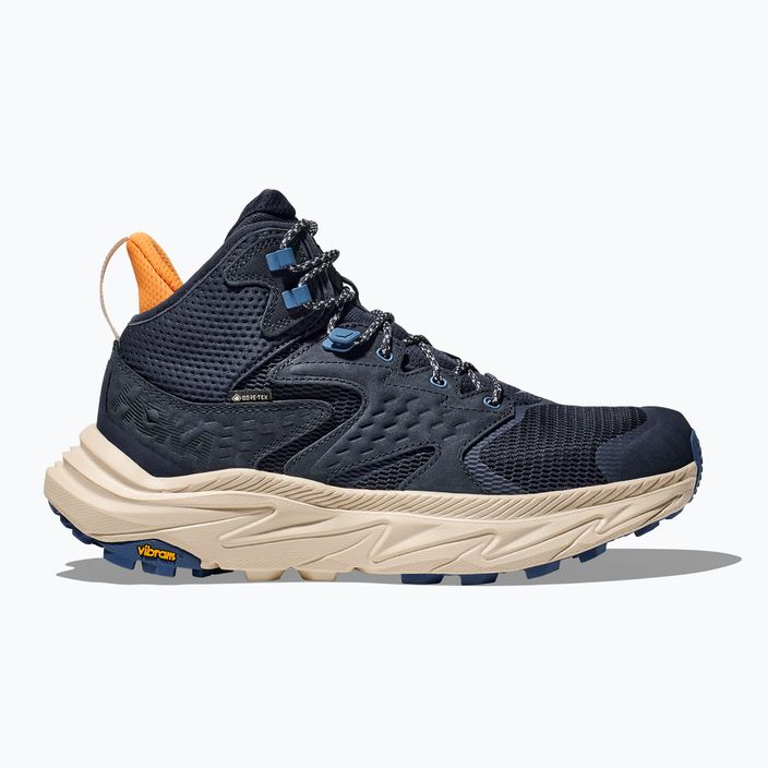 HOKA férfi túrabakancs Anacapa 2 Mid GTX varsity navy/zöld tej 2