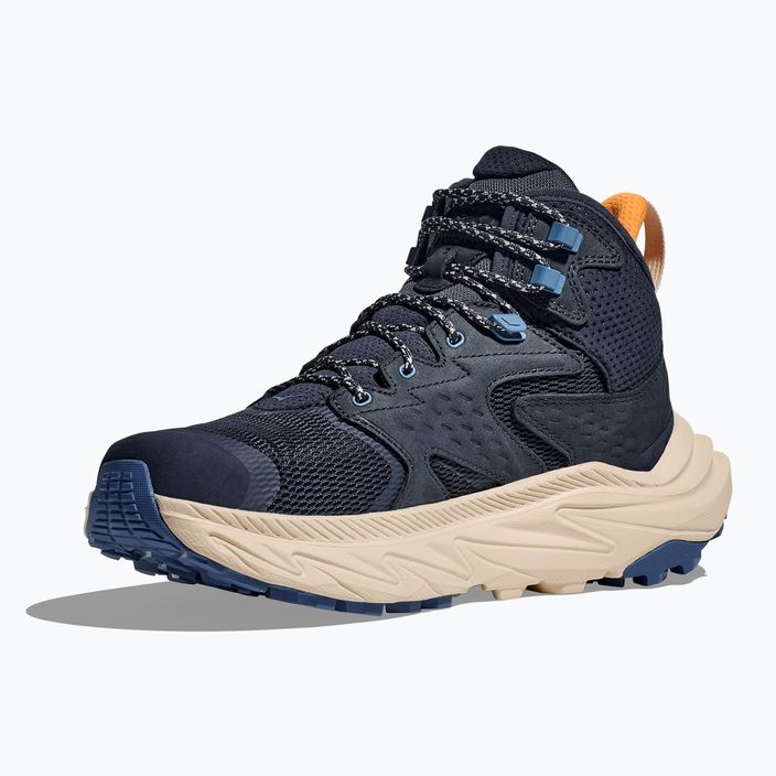 HOKA férfi túrabakancs Anacapa 2 Mid GTX varsity navy/zöld tej 4