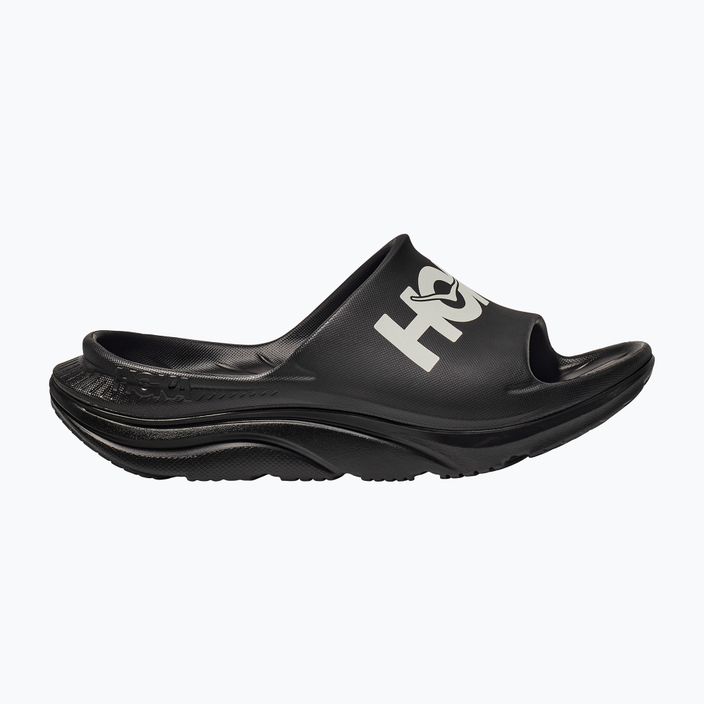 HOKA Ora Athletic Slide fekete/fehér flip-flopok 2