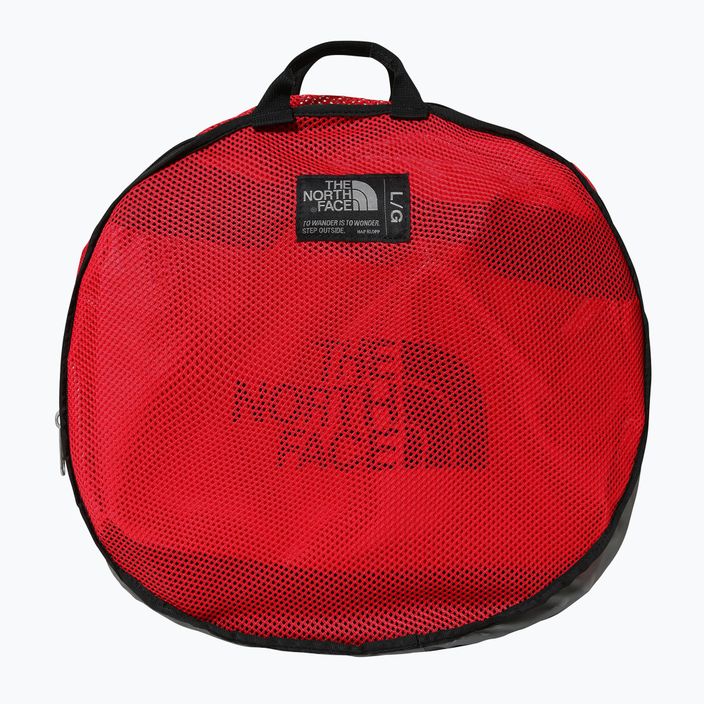 The North Face Base Camp Duffel L 95 l vörös/fekete/npf utazótáska 3