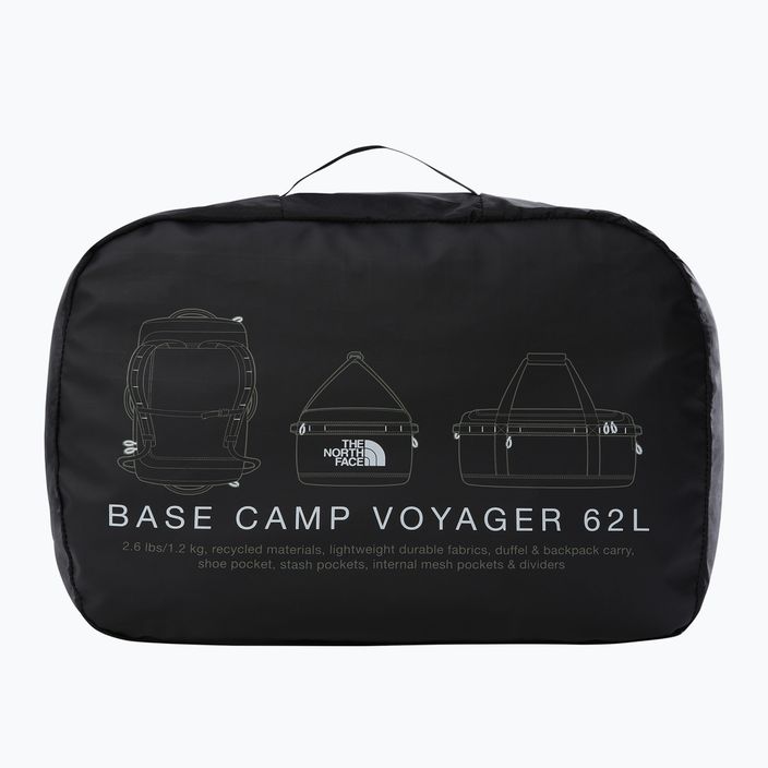 The North Face Base Camp Voyager Duffel 62 l fekete/fehér/npf utazótáska 5