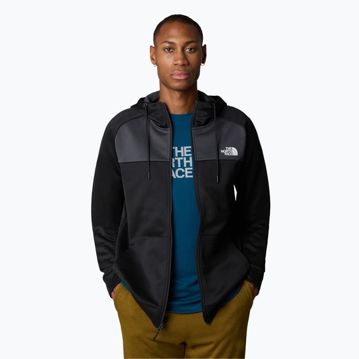 Férfi The North Face Reaxion Fleece pulóver fekete/ aszfalt szürke 4