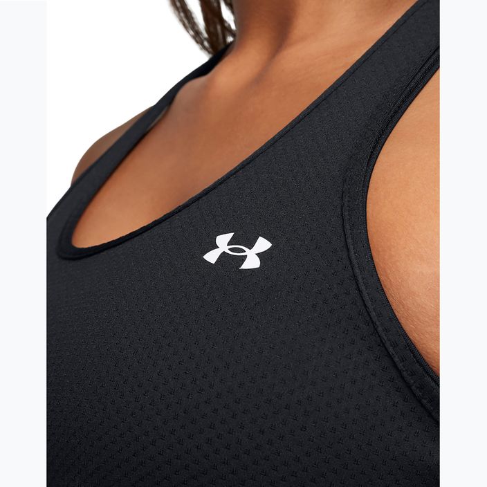 Under Armour HeatGear Armour Racer fekete/fehér női edzőpóló 3