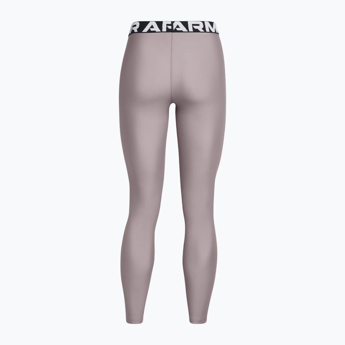 Under Armour HeatGear tetra szürke/fehér női edző leggings 5