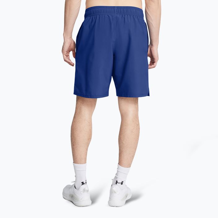 Férfi Under Armour Woven Wordmark tech kék/horizon kék edzőnadrág 3