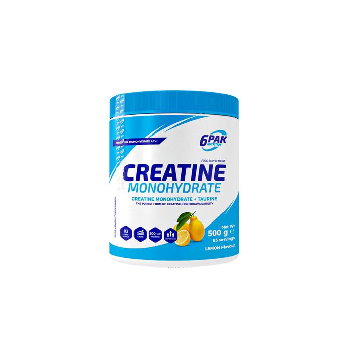 Kreatin monohidrát 6PAK kreatin 500g citrom PAK/137#CYTRY 2