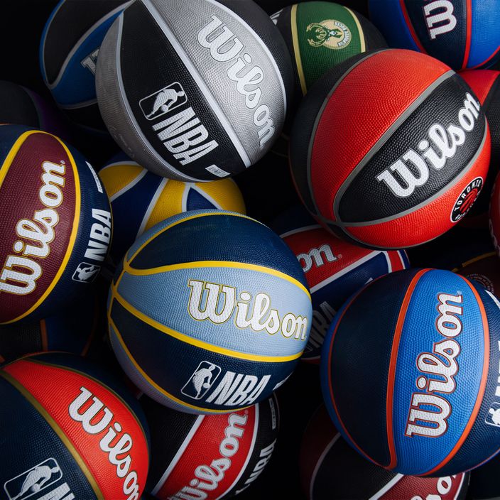 Wilson NBA Team Tribute Brooklyn Nets kosárlabda szürke WTB1300XBBRO 5