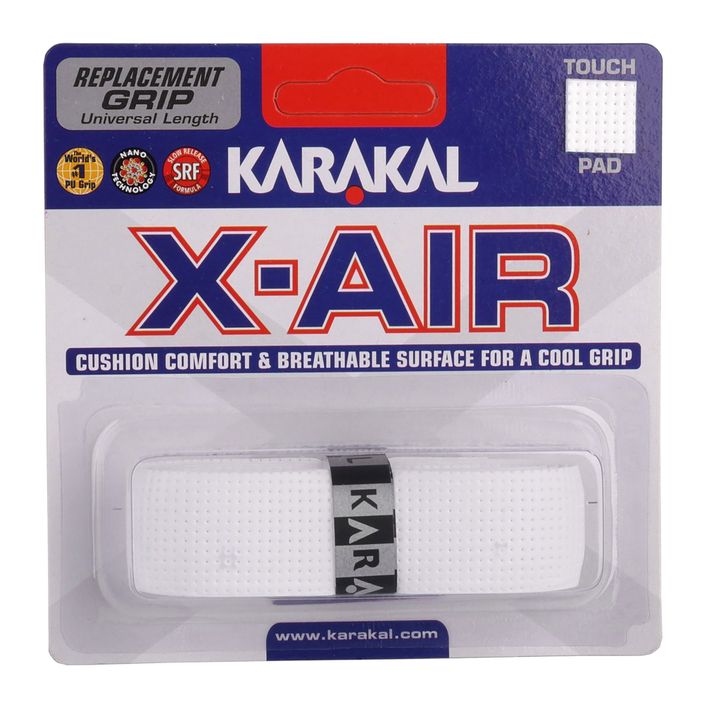 Karakal X-AIR Grip squash ütőcsomagolás fehér 2