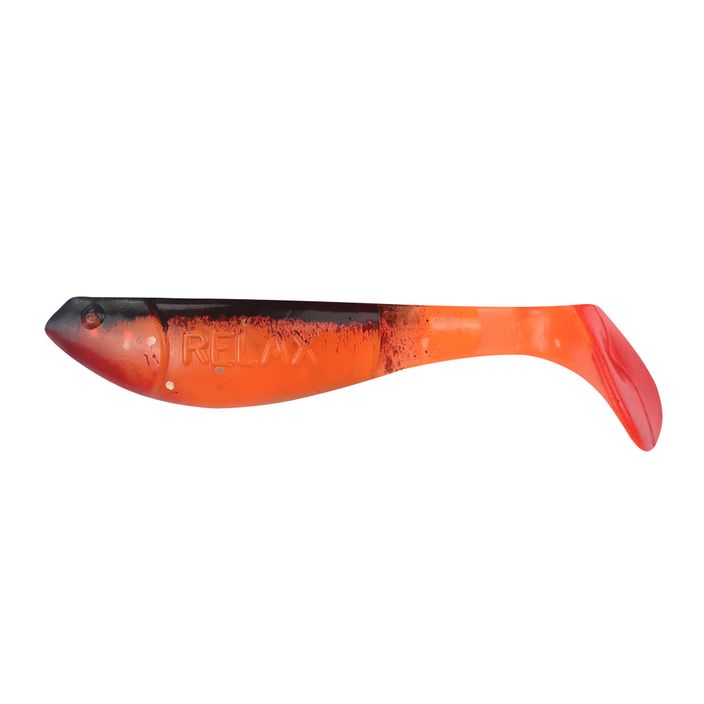 Relax gumi csali Hoof 2.5 Red Tail átlátszó narancssárga-hologramos csillogás BLS25-S122R-B 2