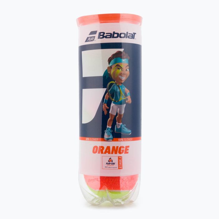Teniszlabda készlet 3 db. BABOLAT Narancs 3 narancssárga 501035 2