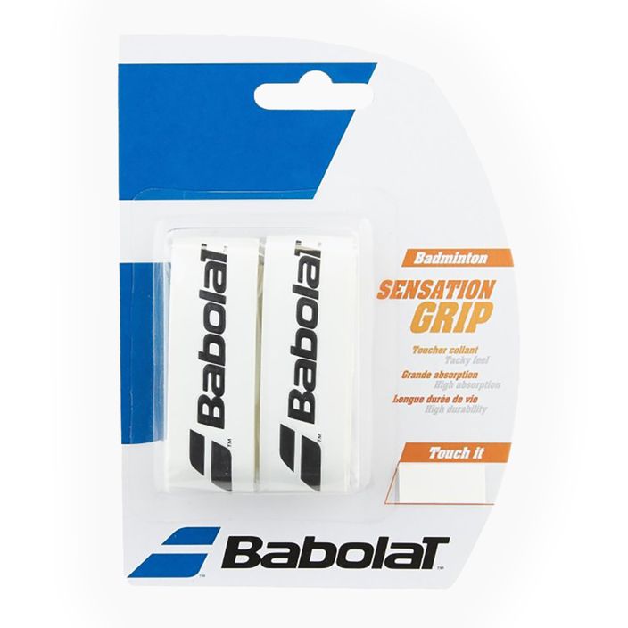Babolat Grip Sensation tollaslabda ütő csomagolások 2 db fehér. 2