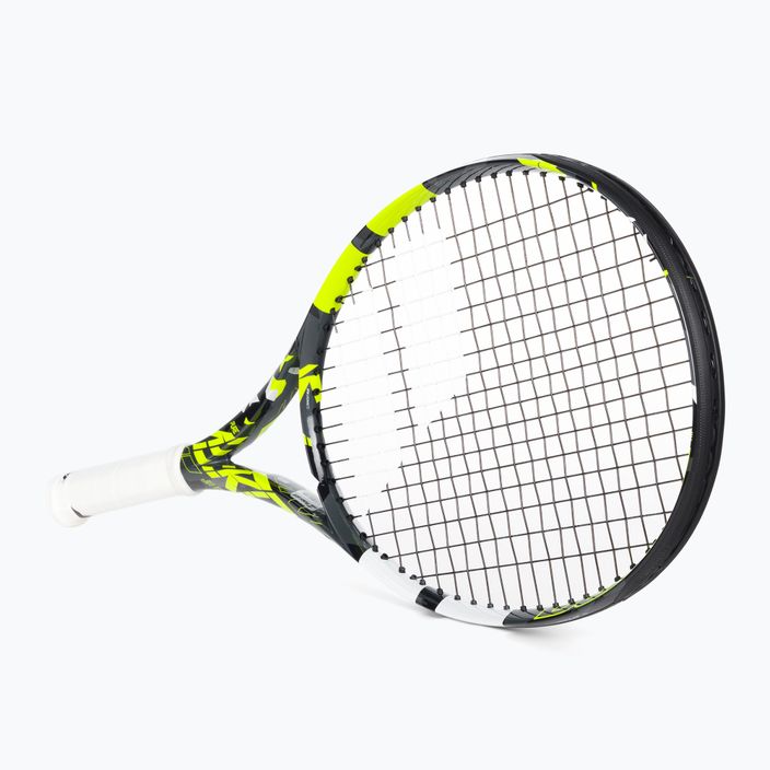 Babolat Pure Aero Junior 26 gyermek teniszütő szürke-sárga 140465 2