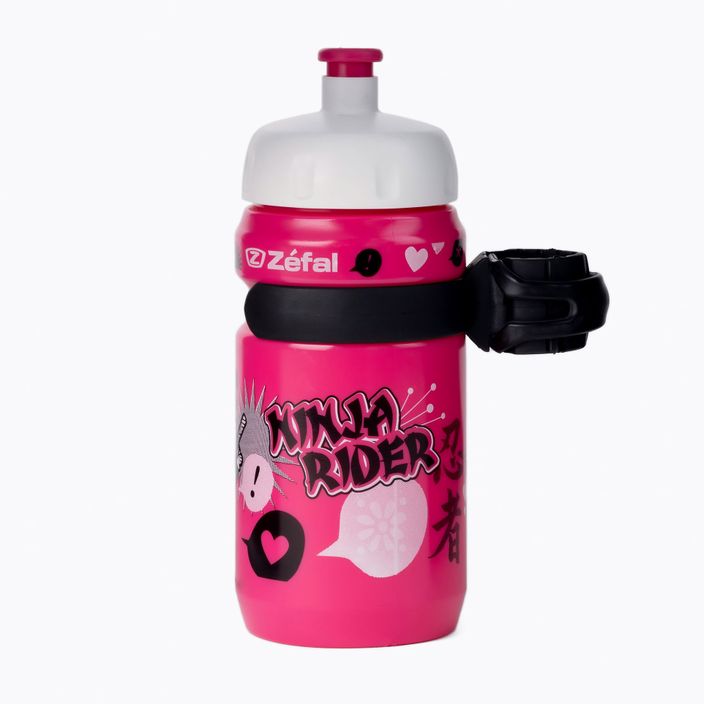 Kerékpáros palack klipszes Zefal Set Little Z-Ninja Girl rózsaszín ZF-162I 2