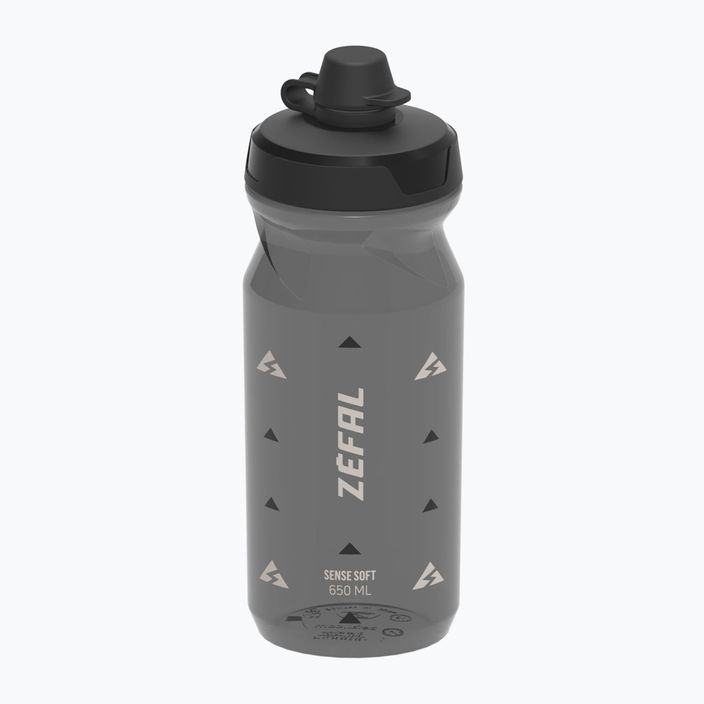 Zefal Sense Soft 65 No-Mud 650ml füstölt fekete kerékpáros palack
