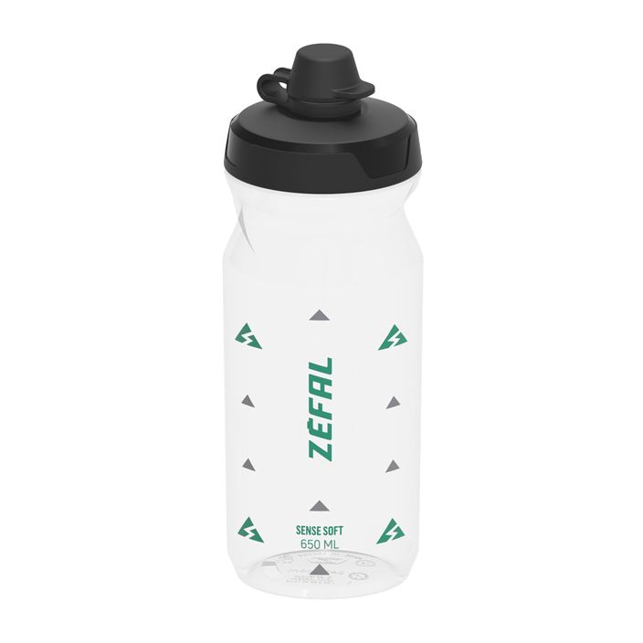 Zefal Sense Soft 65 No-Mud 650 ml-es áttetsző kerékpáros palack 2