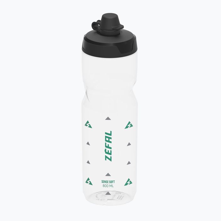Zefal Sense Soft 80 No-Mud 800 ml-es áttetsző kerékpáros palack