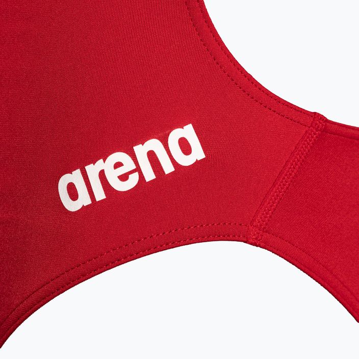 Női egyrészes fürdőruha arena Team Challenge Egyszínű piros 004766 3