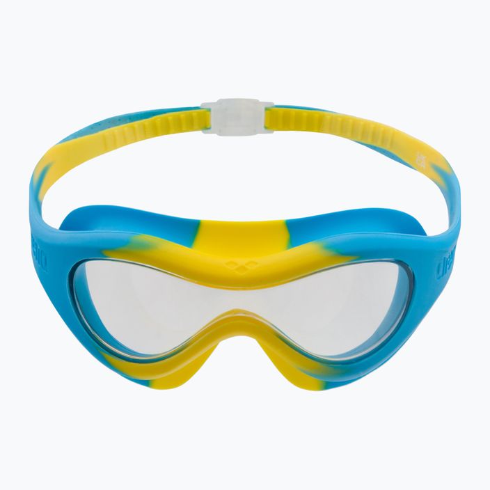 Gyermek úszómaszk ARENA Spider maszk kék és sárga 004287 2