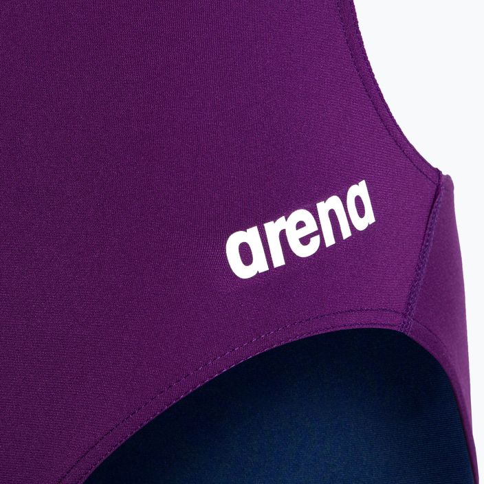 Női egyrészes fürdőruha arena Team Challenge Egyszínű lila 004766 3