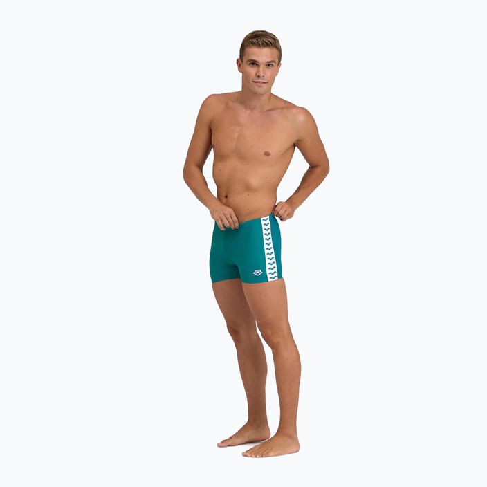 Férfi arena Icons Swim Short Egyszínű zöld boxeralsó 005050/600 6