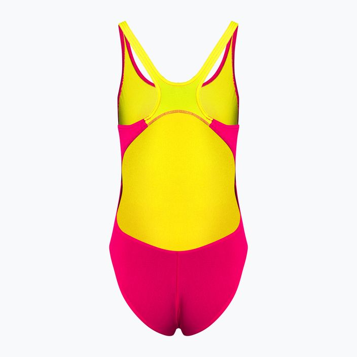 Női egyrészes fürdőruha arena Team Swim Tech Solid piros 004763/960 2
