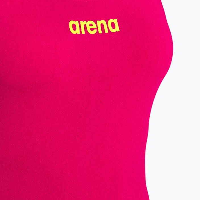 Női egyrészes fürdőruha arena Team Swim Tech Solid piros 004763/960 3