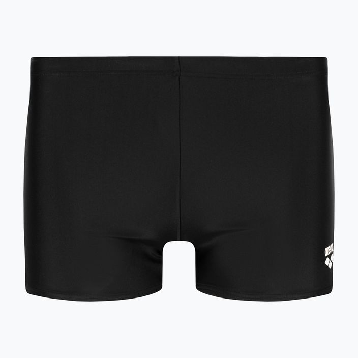 Arena Icons Swim Short Egyszínű fekete/fehér úszó boxeralsó