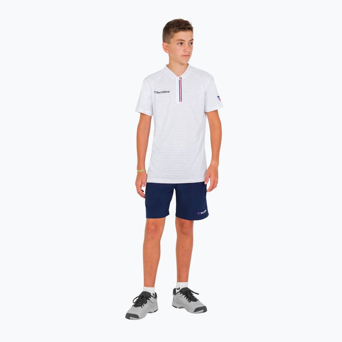 Tecnifibre gyermek teniszpóló Polo fehér 22F3VE F3 8