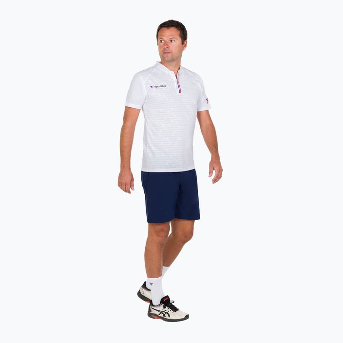 Férfi teniszpóló Tecnifibre Polo fehér 22F3VE F3 3