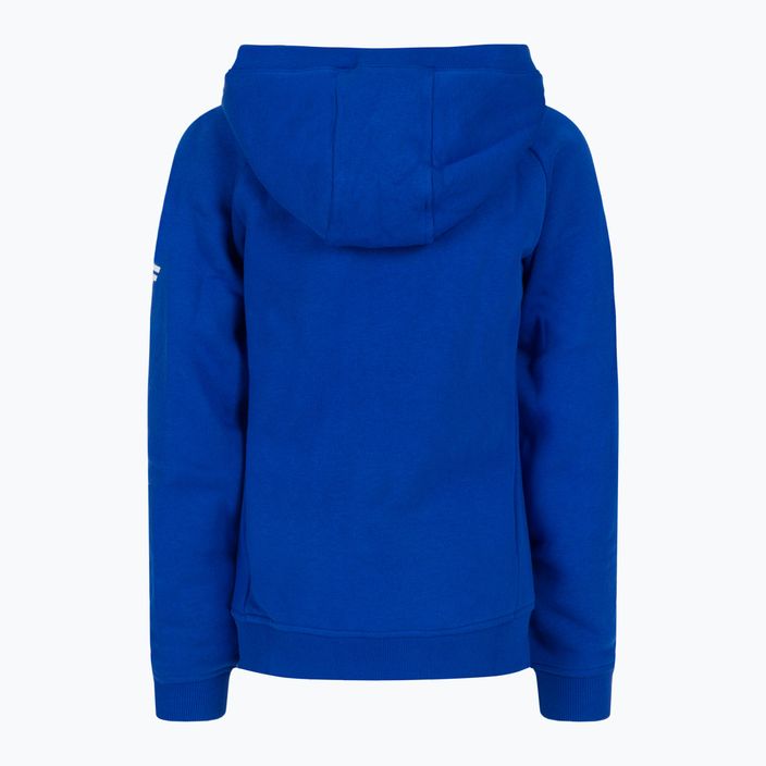 Gyermek tenisz pulóver Tecnifibre Fleece kapucnis pulóver kék 21LAHORO0B 2