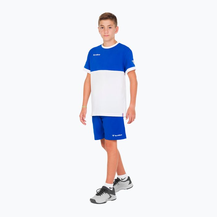 Tecnifibre Stretch gyermek teniszpóló fehér 22F1ST F1 3