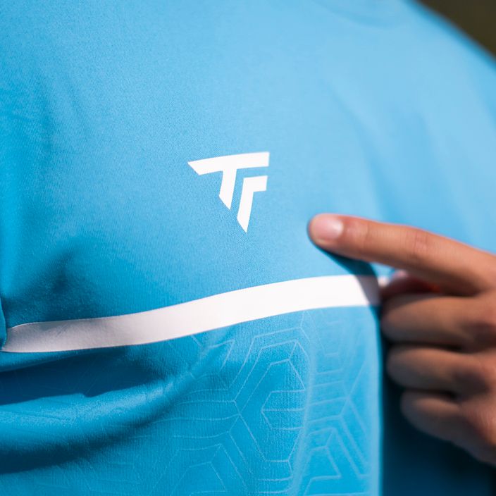 Férfi tenisz póló Tecnifibre Team Tech Tee kék 22TETEAZ35 7