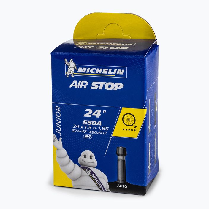 Michelin Air Stop Auto-SV kerékpár belső cső fekete 00082291 2
