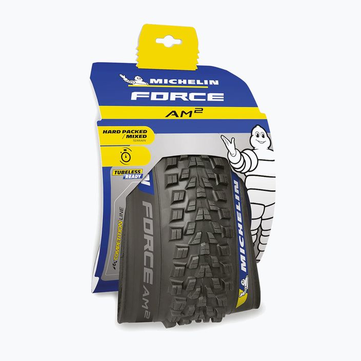 Michelin Force AM2 TS TLR visszahúzható kerékpár gumiabroncs fekete 82203 4
