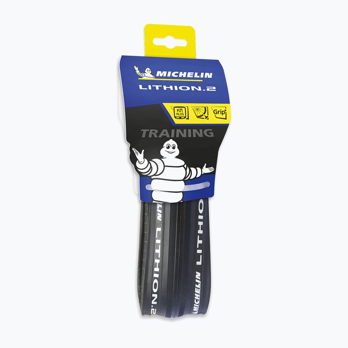 Michelin Lithion 2 TS V3 Kevlar Performance gumiabroncs 700x25C fekete 00082149 4