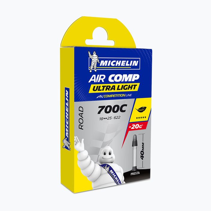 Michelin Air Comp Ultralight Gal-FV kerékpár belső cső 916182 fekete 00082265 3