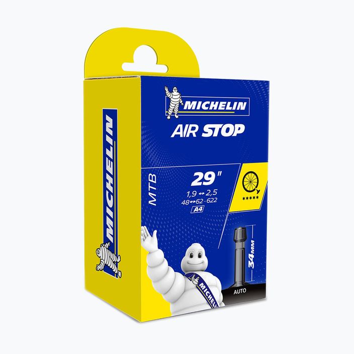 Michelin Air Stop Auto-Sv kerékpár belső cső 947164 fekete 00082283 3