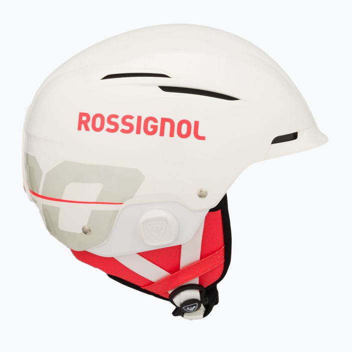 Rossignol Hero Slalom Slalom Impacts sí sisak + Chinguard fehér 4
