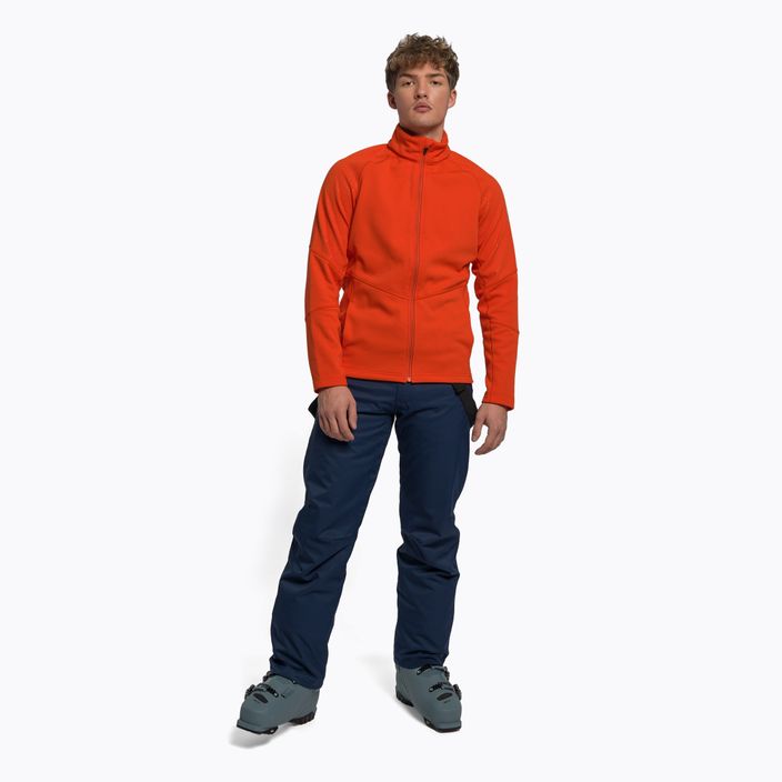 Férfi sí pulóver Rossignol Classique Clim orange 2
