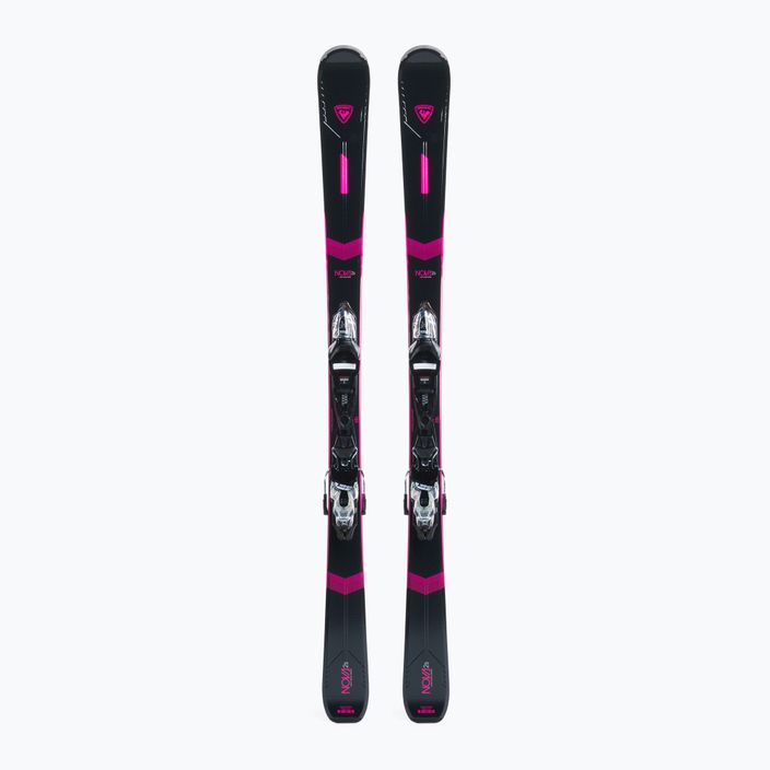 Női lesiklás sílécek Rossignol Nova 2S + Xpress W 10 GW black/pink