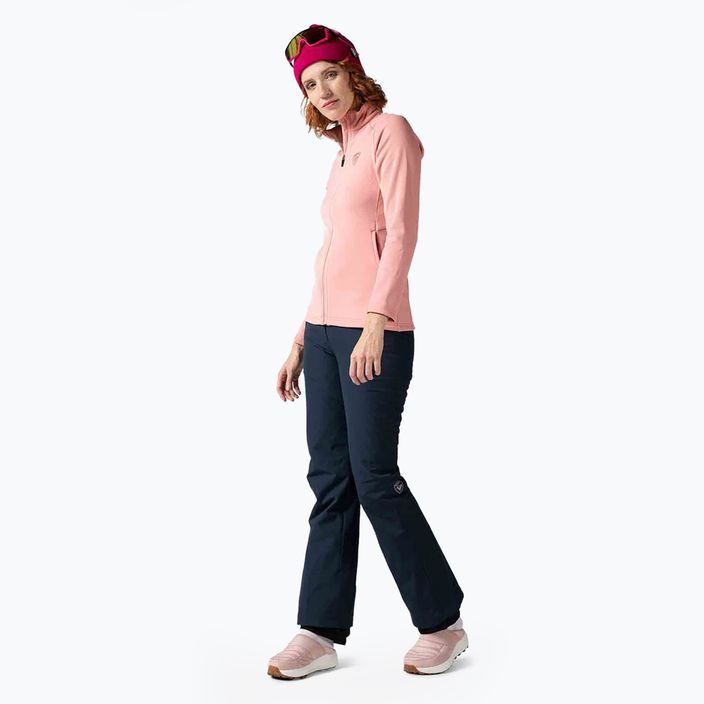 Női Rossignol Classique Clim sí pulóver cooper rózsaszínű 4