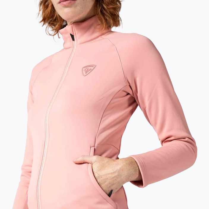 Női Rossignol Classique Clim sí pulóver cooper rózsaszínű 6