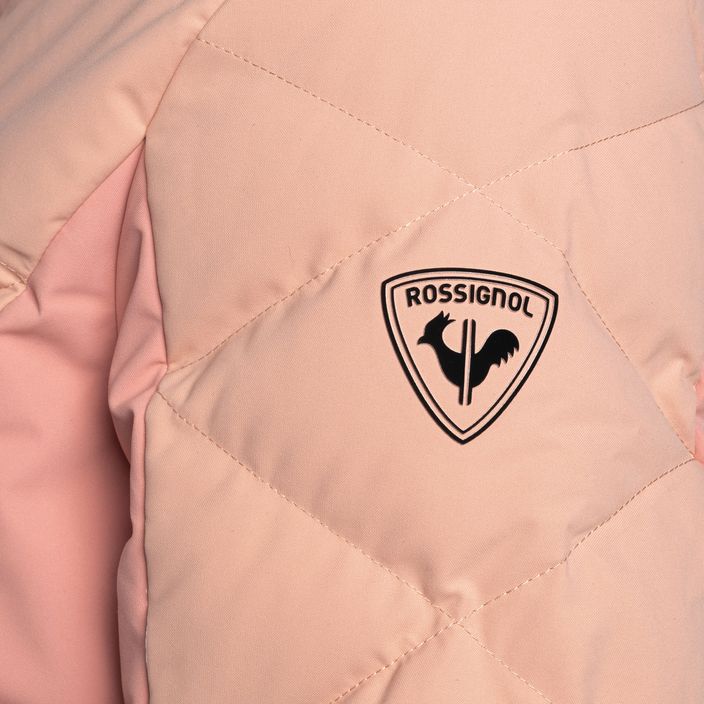 Női sí dzseki Rossignol Staci pasztell rózsaszínű 18