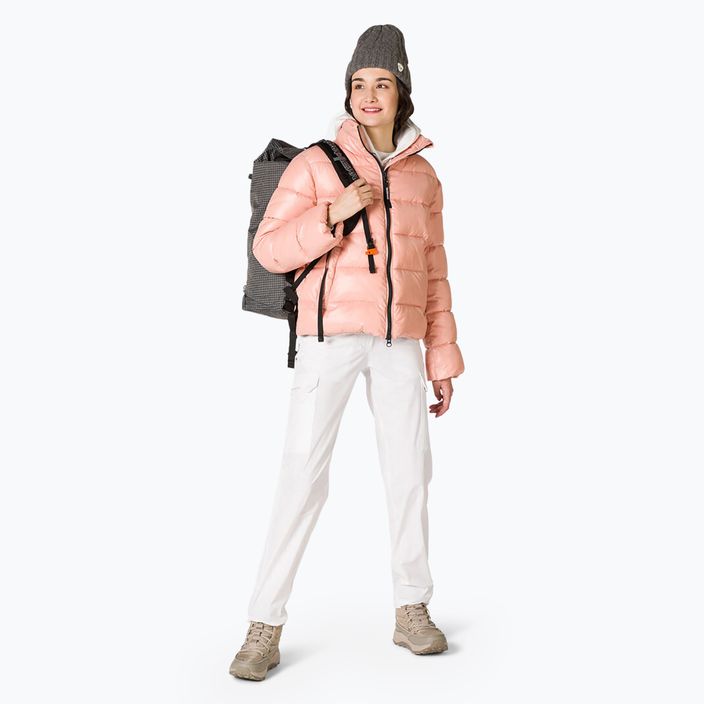 Női Rossignol Shiny Bomber pasztell rózsaszínű pehelypaplan kabát 4