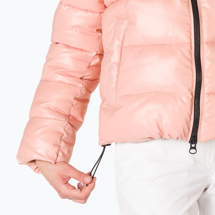 Női Rossignol Shiny Bomber pasztell rózsaszínű pehelypaplan kabát 8