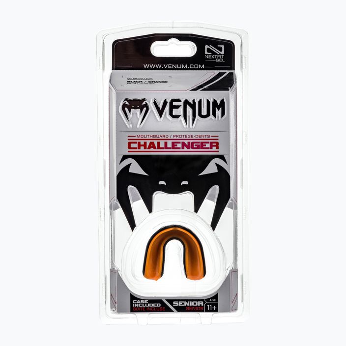 Venum Challenger szimpla állkapocsvédő fekete/narancs 02573