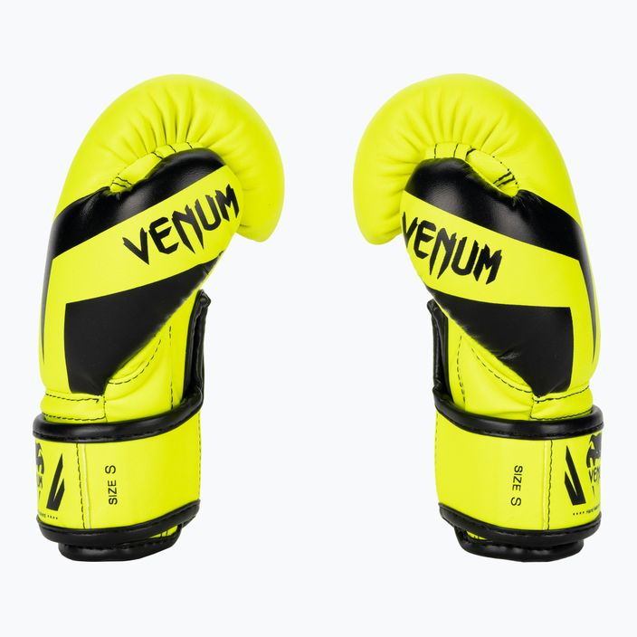 Gyermek bokszkesztyűk Venum Elite Boxing neo yellow 3