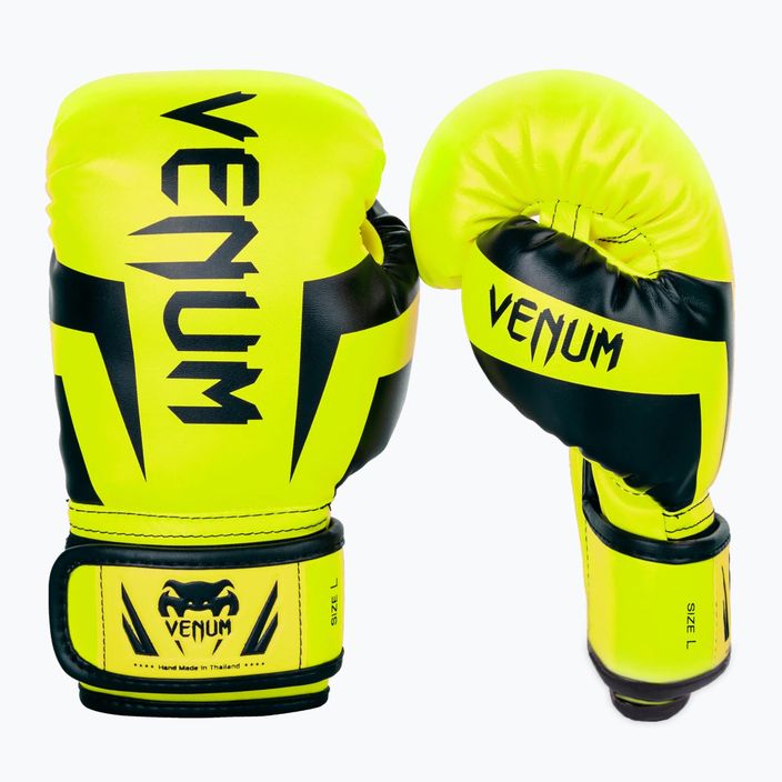 Gyermek bokszkesztyűk Venum Elite Boxing neo yellow 6