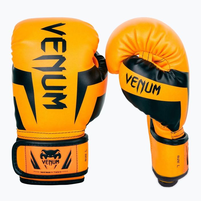 Gyermek bokszkesztyűk Venum Elite Boxing fluo orange 5