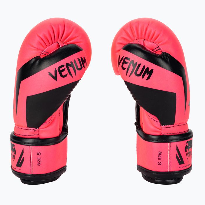 Gyermek bokszkesztyűk Venum Elite Boxing fluo pink 3